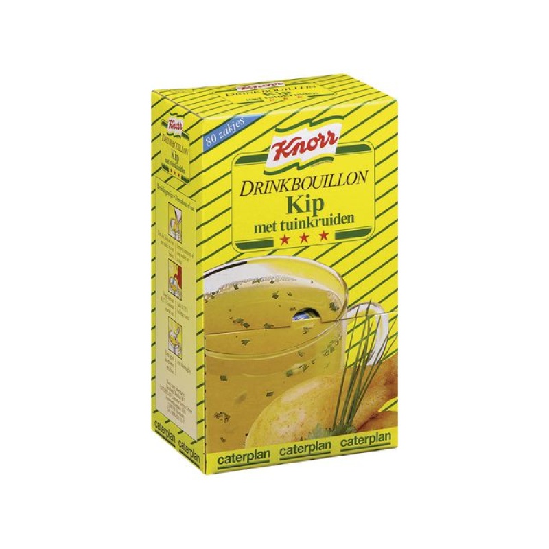 Drinkbouillon Knorr kip/tuinkr/pk 80