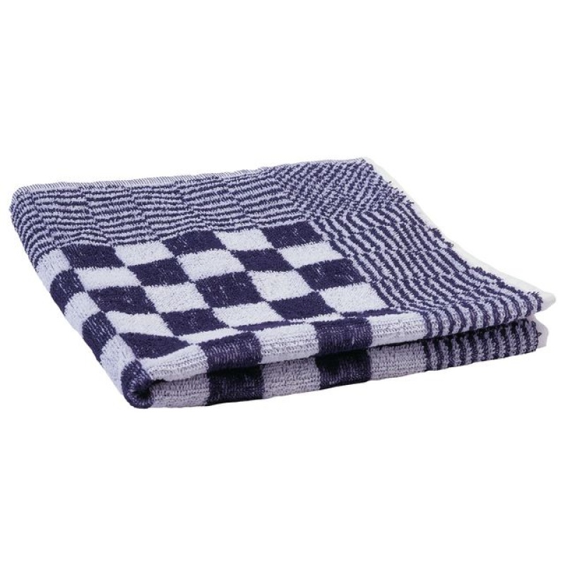 Handdoek 60x60cm stof ruit