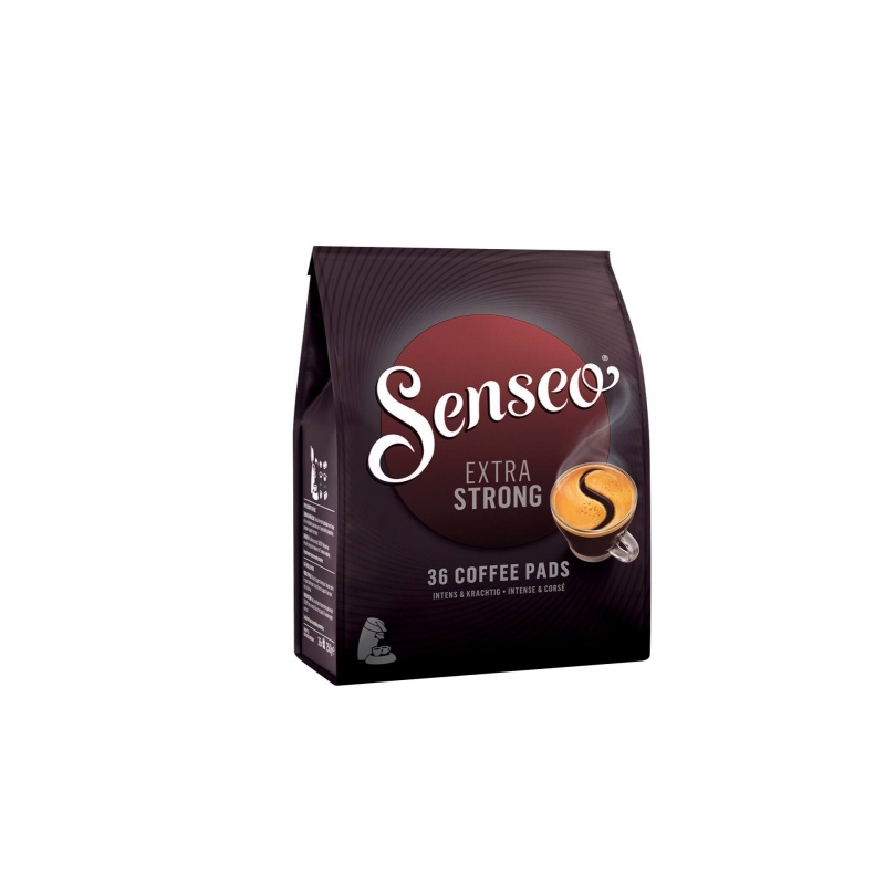 Koffie DE Senseo extra strong/pak 36