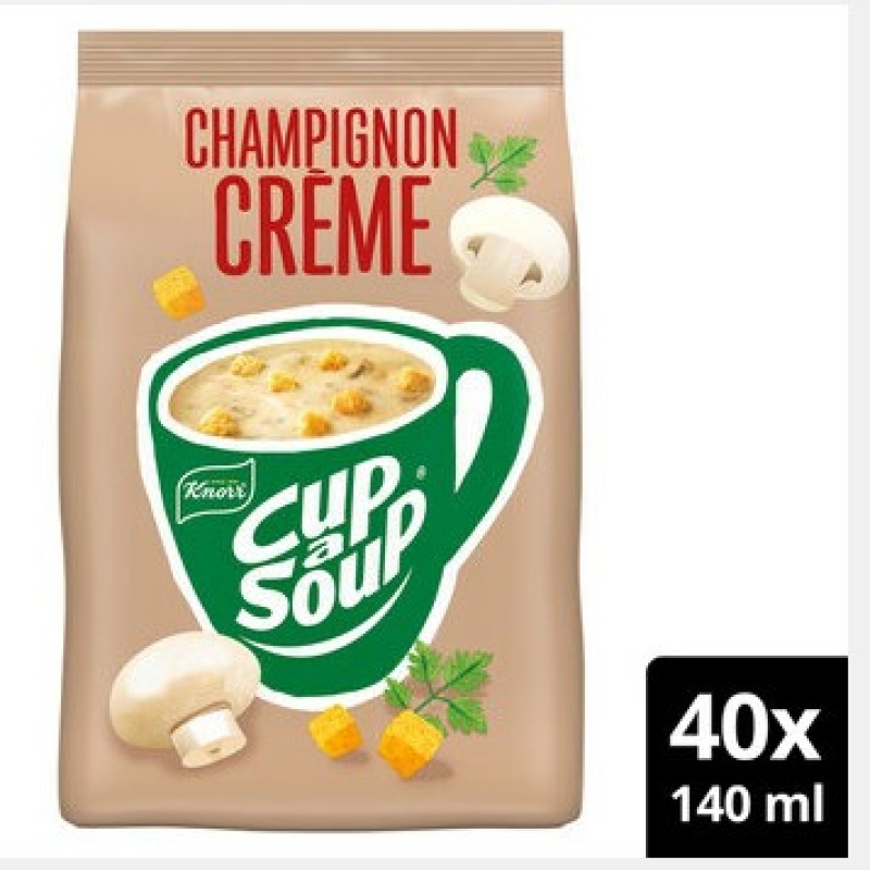 Soep Cup-a-soup Champigncr 40prt/pk 576g