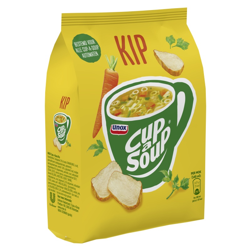 Soep Cup-a-soup kippen 40port/pk 404g
