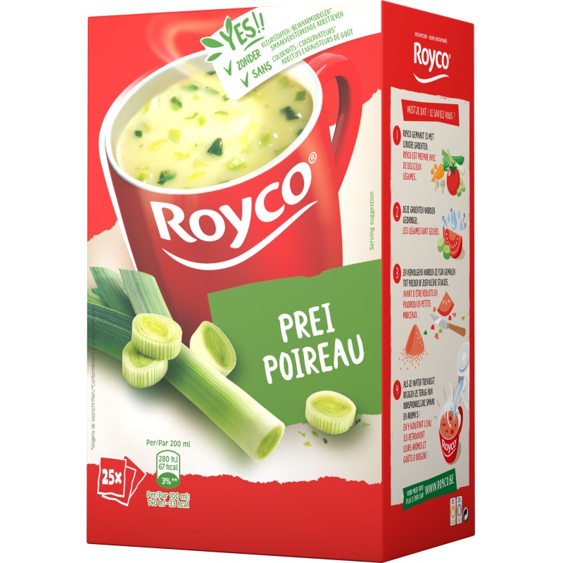 Minute soup Royco Prei 200ml/25