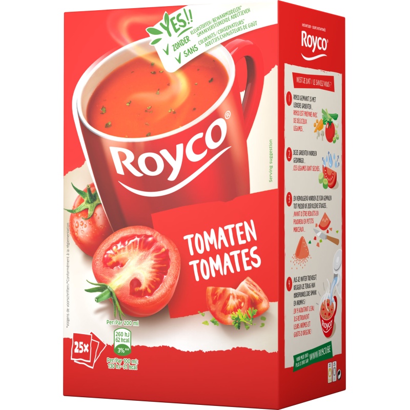 Minute soup Royco Tomaat 200ml/25