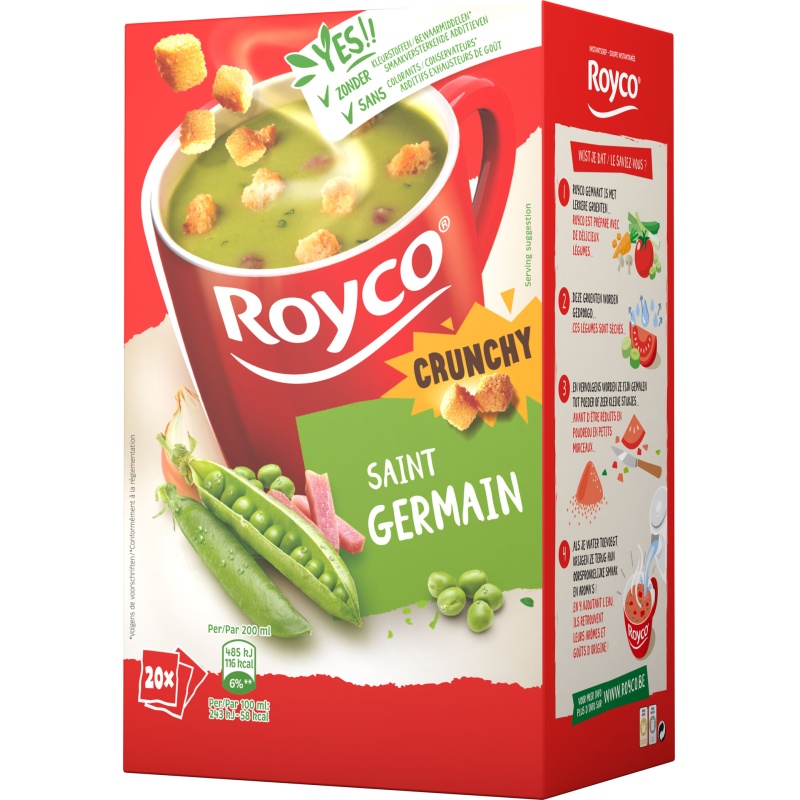Minute soup Royco St.Germ+croût 200ml/20