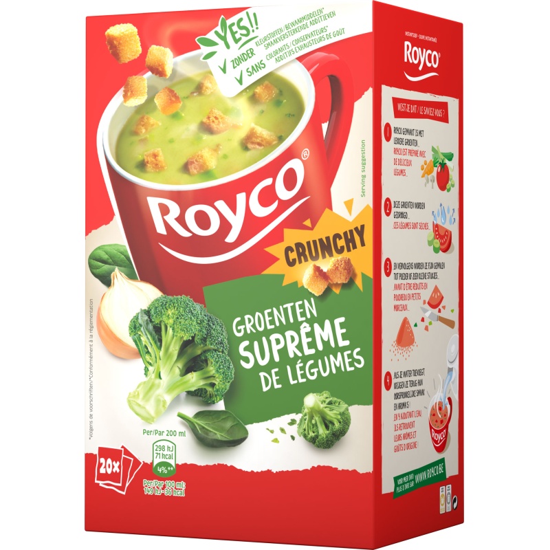 Minute soup Royco Groente croût 200ml/20
