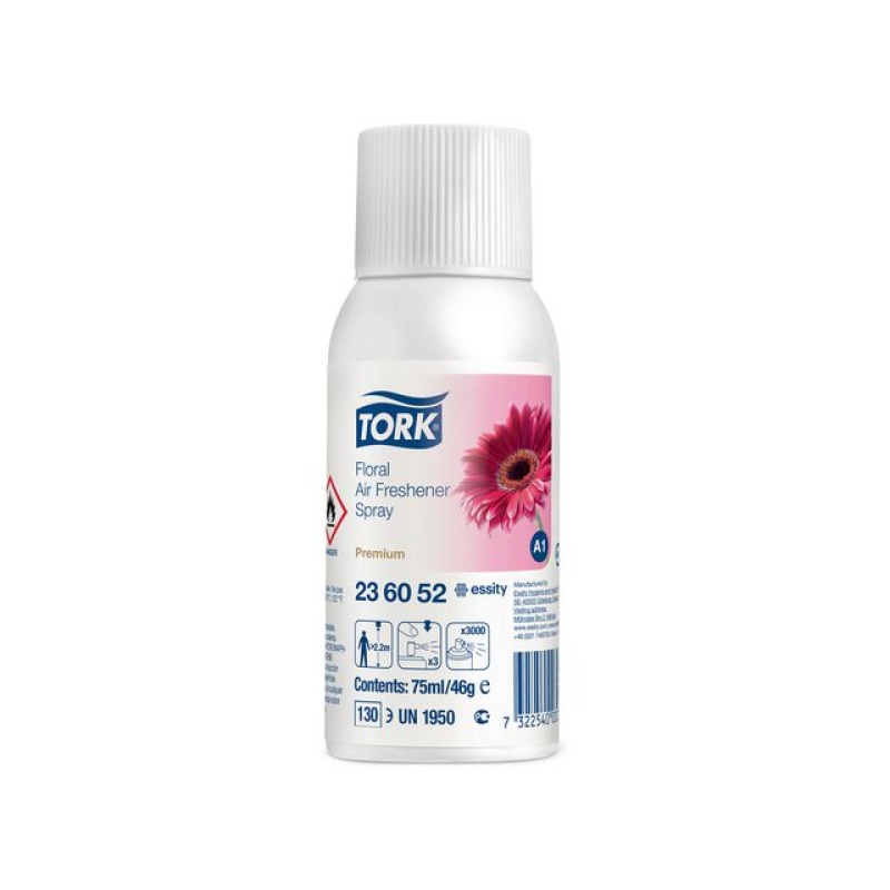 Luchtverfrisser Tork A1 floral/bus75ml