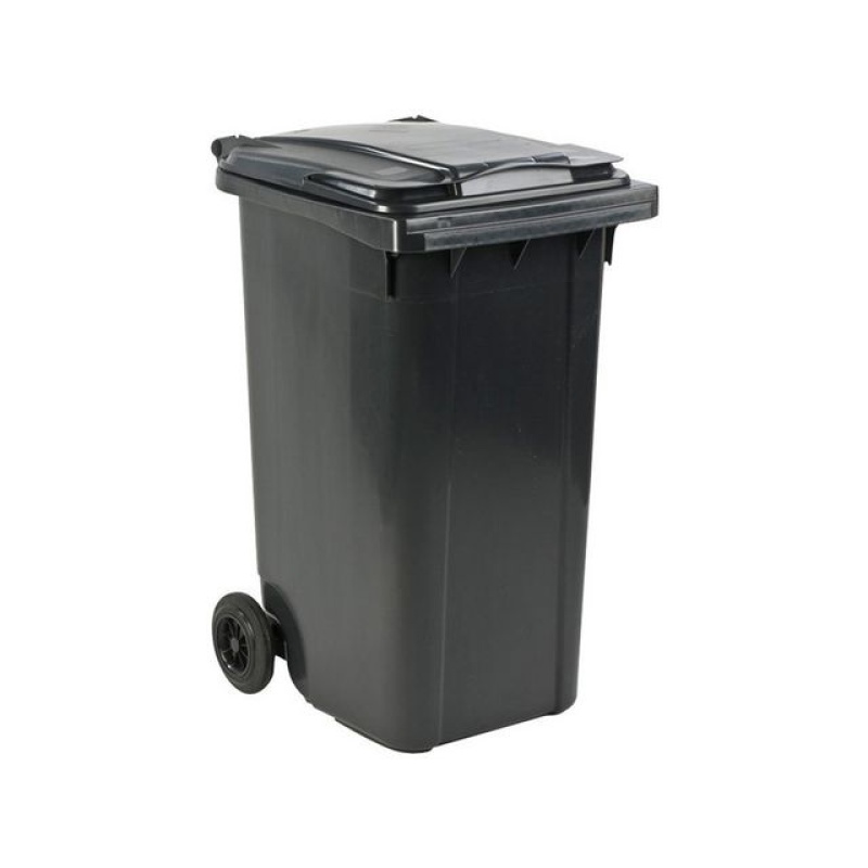 Mini-container kunststof 240l grijs