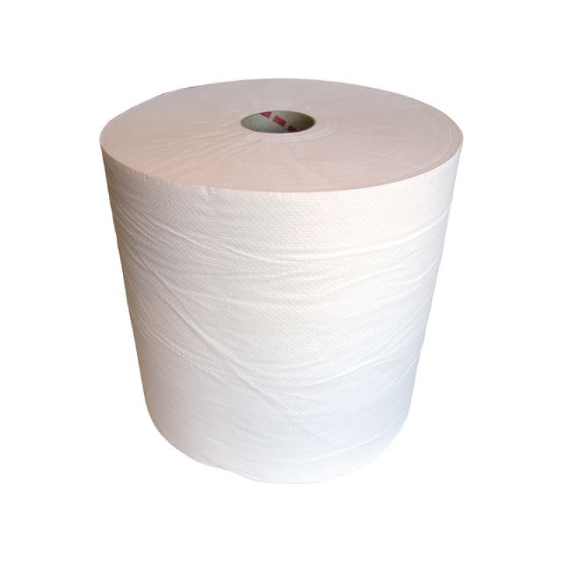 Poetsdoek Euro recy 1lgs wit/pak 2 rol