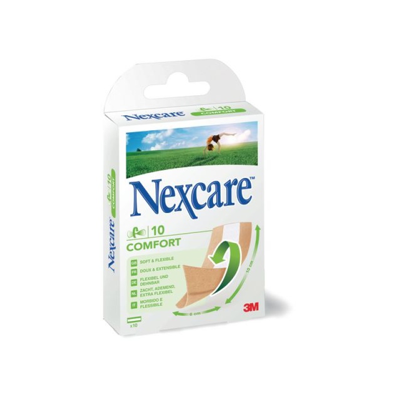 Pleister Nexcare comfortstrips/10x6cm