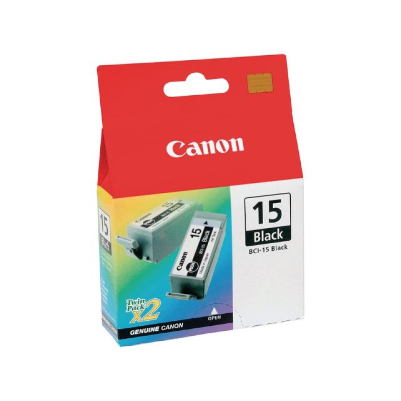 Inkjet Canon Bci-15Bk zwart/ds 2