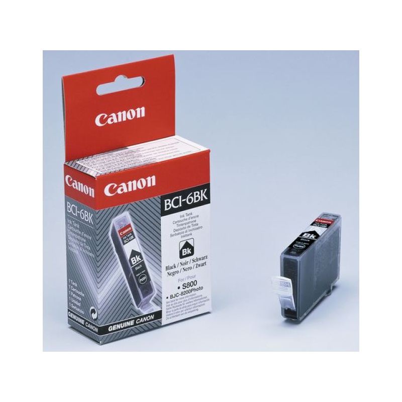 Inkjet Canon Bci-6Bk zwart