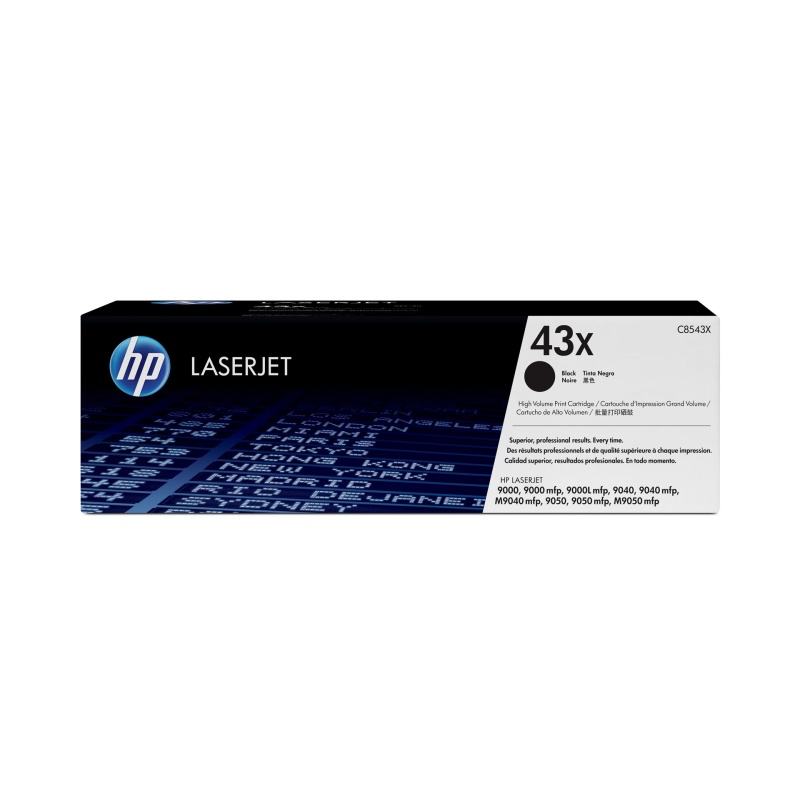 Toner HP C8543X zwart