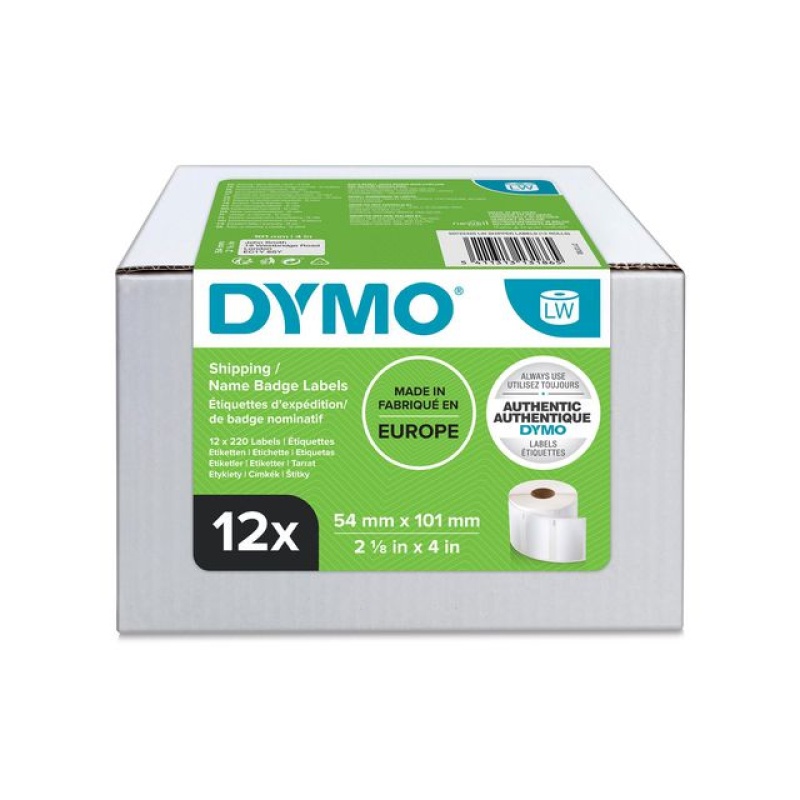 Etiket Dymo LW 101x54 vrznd wt/ds12x220