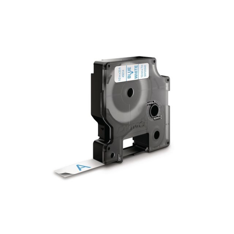 Tape Dymo 45014 12mm blauw/wit
