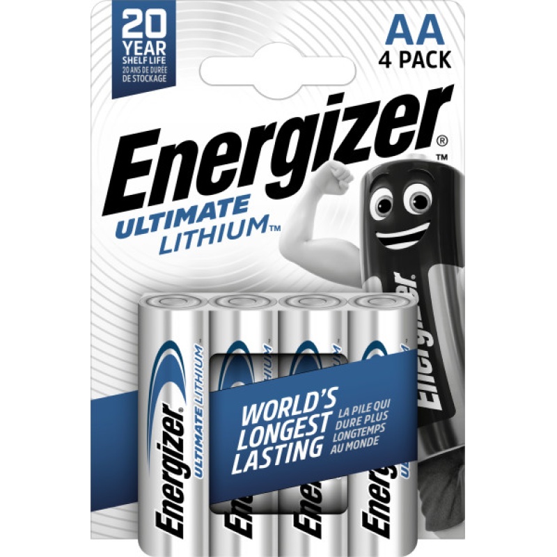 Batterij Energizer Ultimate Lith AA/pk4