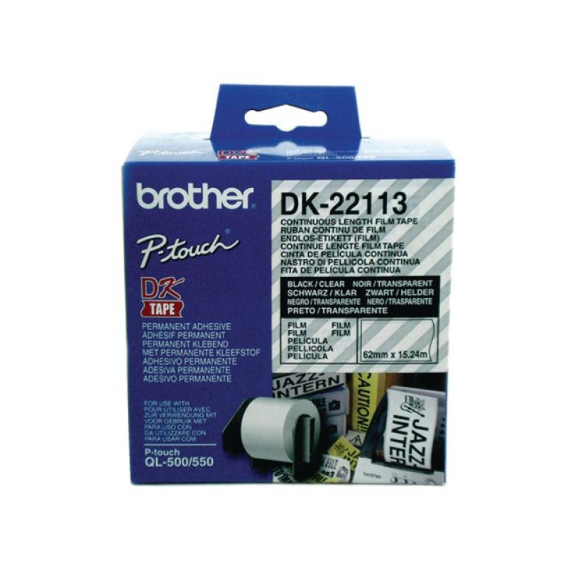 Label P-Touch DK22113 62mm 15m film