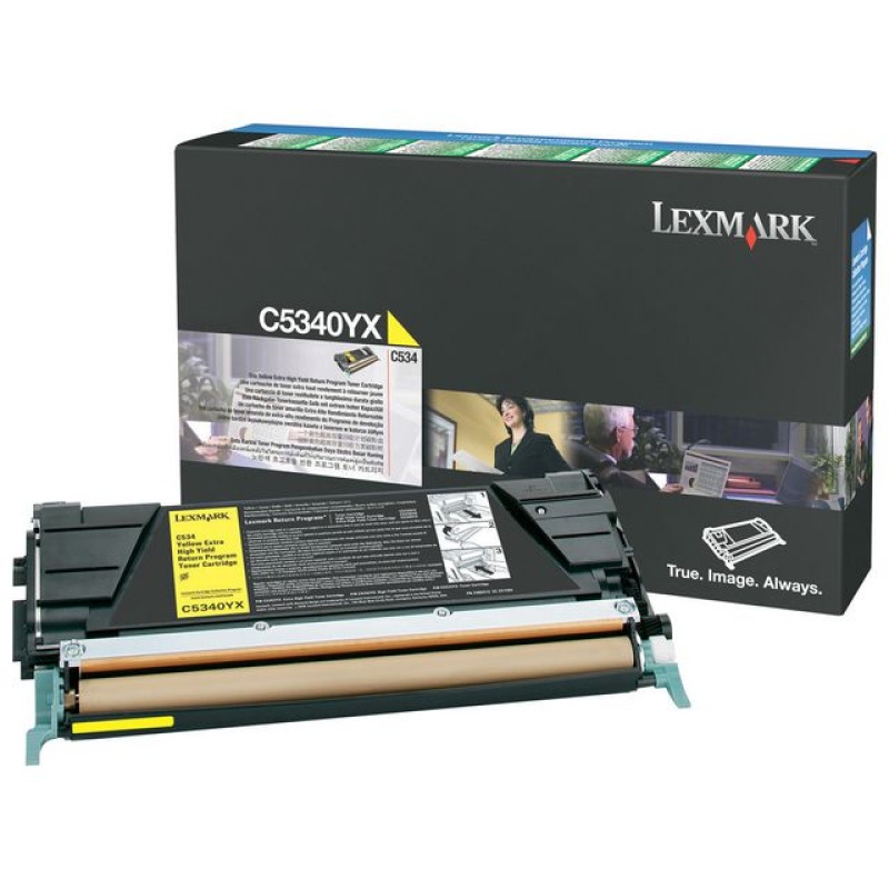TONER LEXMARK C534 GEEL
