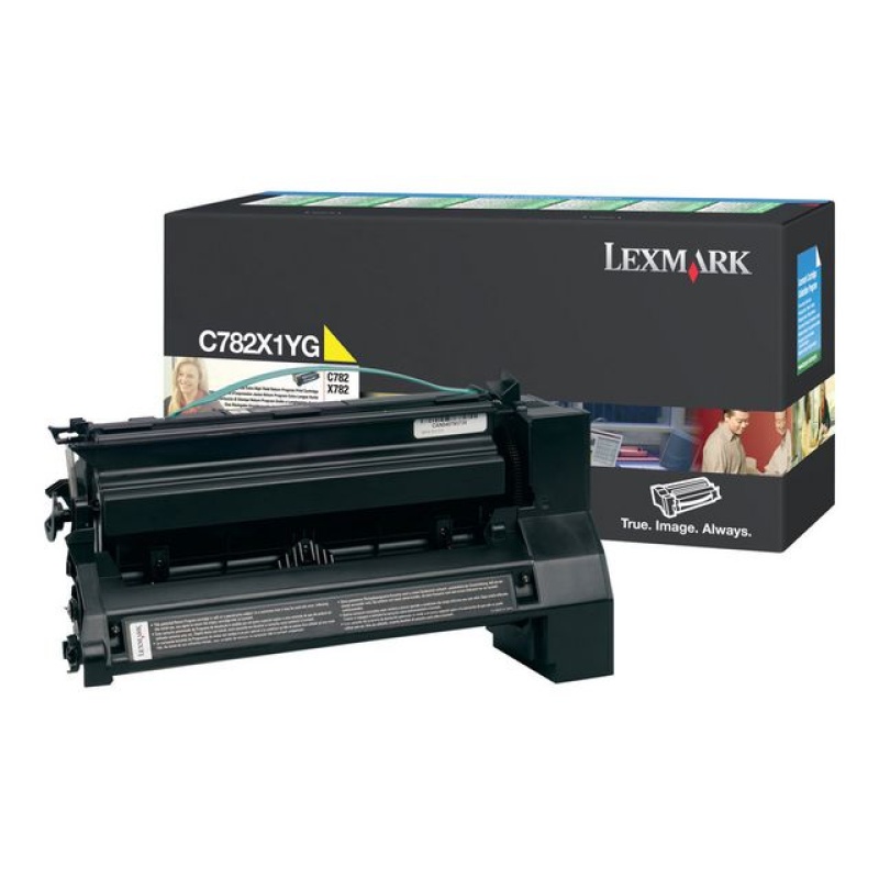 Toner Lexmark C782X1YG ret 15K geel