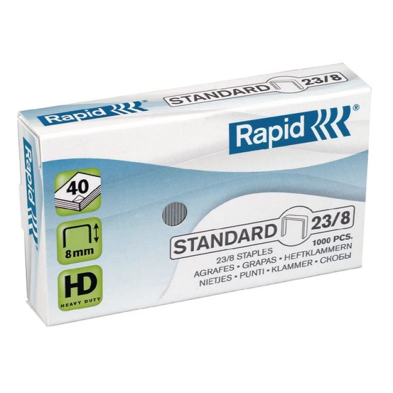 Nieten Rapid 23/8 verzinkt/doos 1000