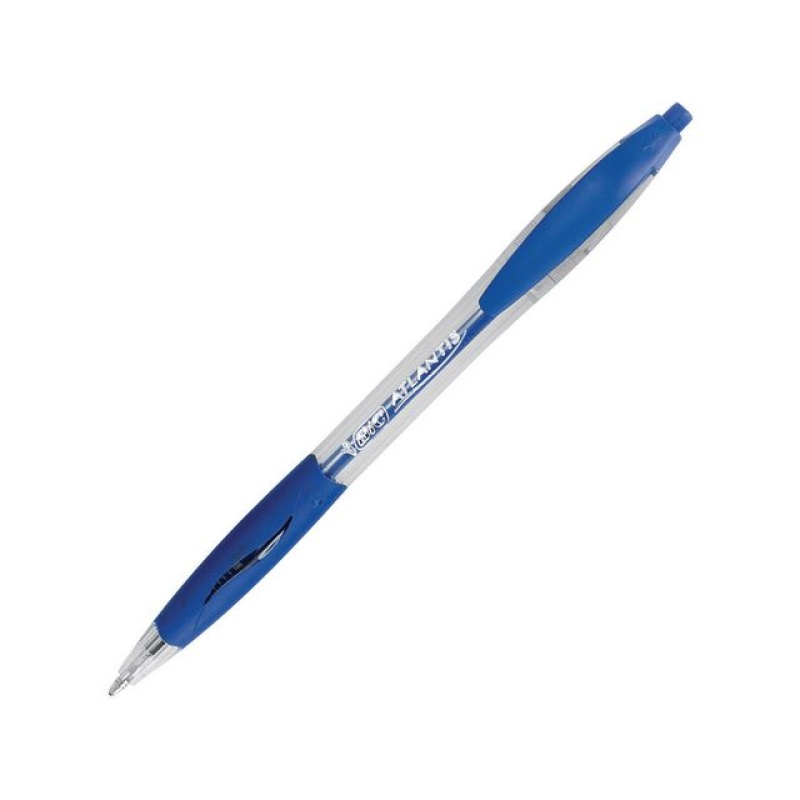 Balpen Atlantis Classic M blauw/doos 12