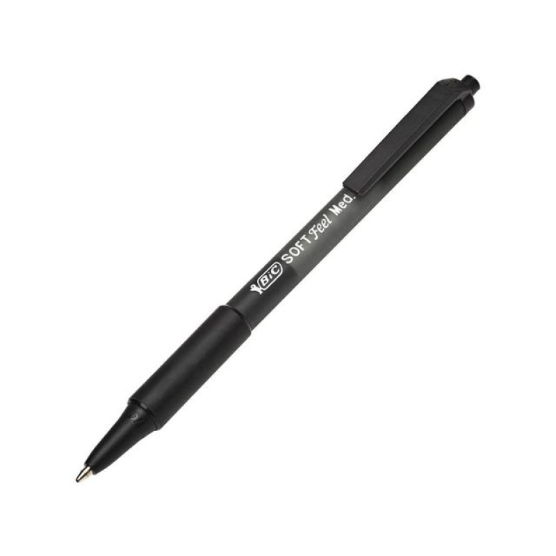 Balpen BIC Soft Feel Clic Grip M zw/ds12