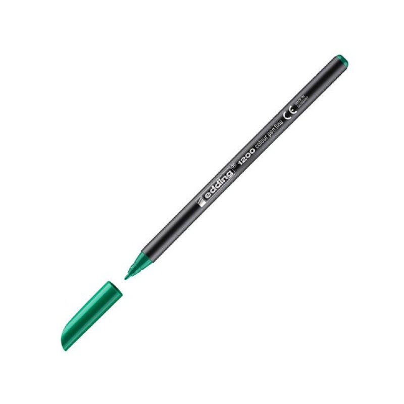 Viltstift edding 1200 0,5-1 mm groen/d10
