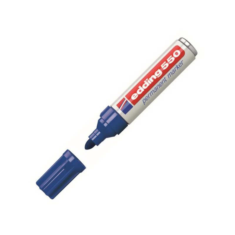 Permanent marker edding 550 3-4mm bl/d10