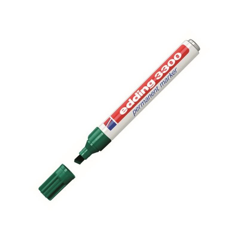 Permanent marker edding 3300 groen/ds 10