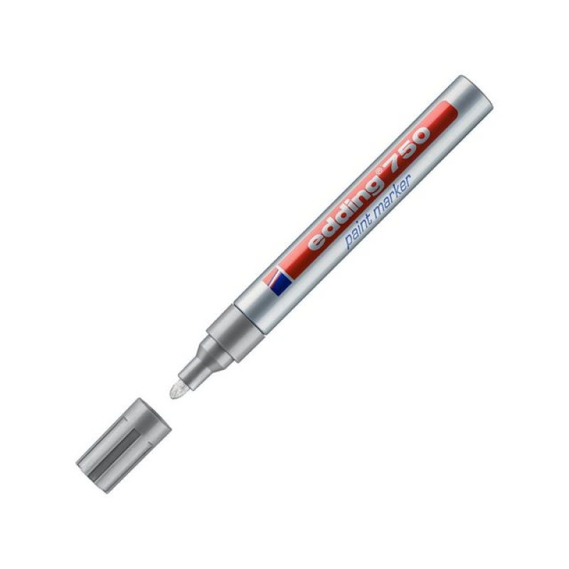 Lakmarker edding 750 2-4 mm zilver/ds 10