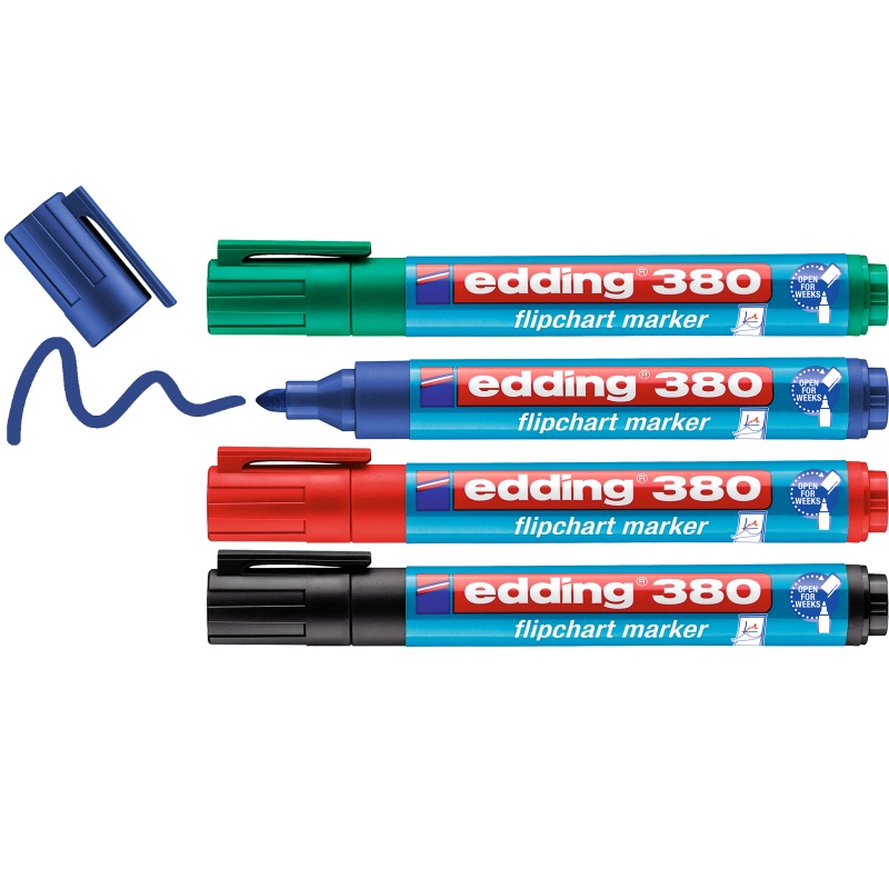 Flipovermarker edding 380 1,5-3 ass/et 4