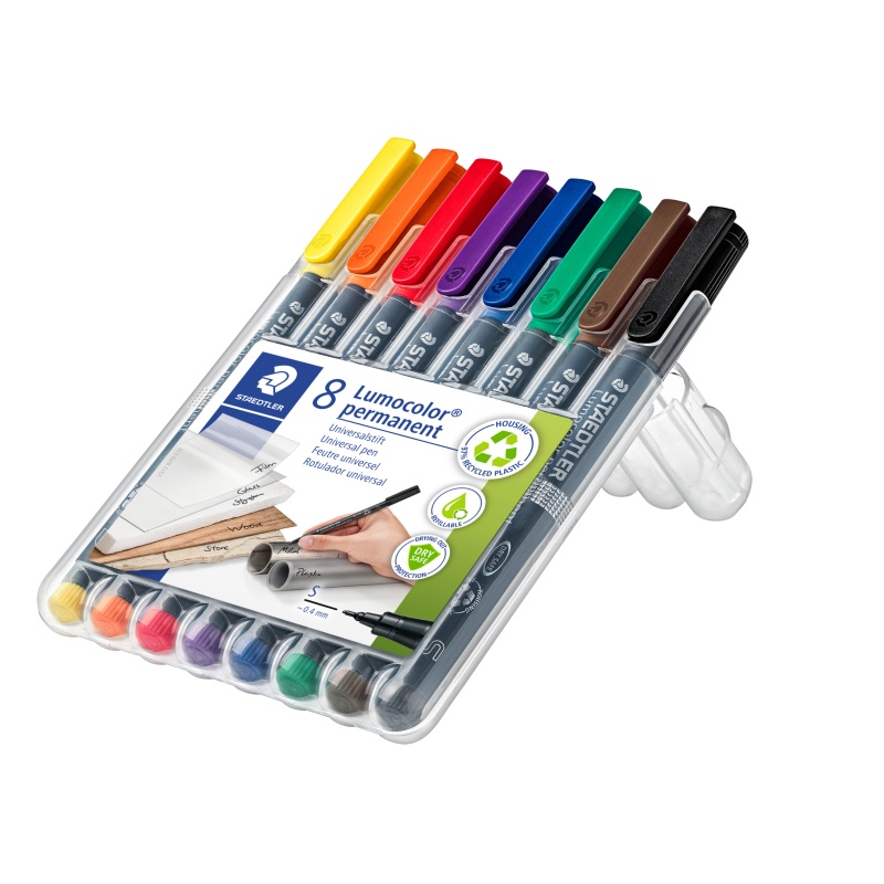 OHP/CD/DVDmarker Lc313 SF ass/etui 8