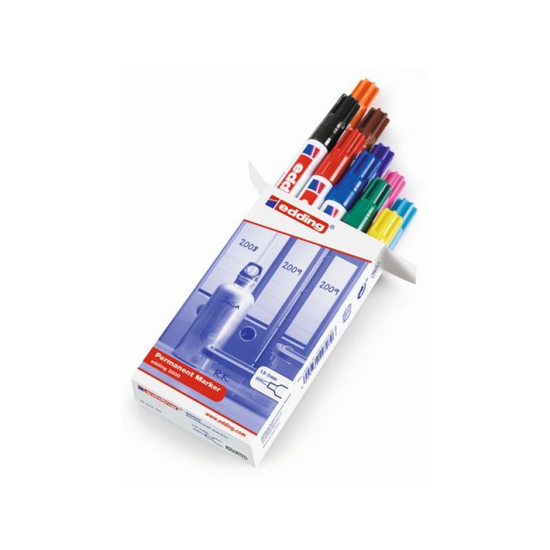 Permanentmarker edding 3000 1,5-3 ass/10