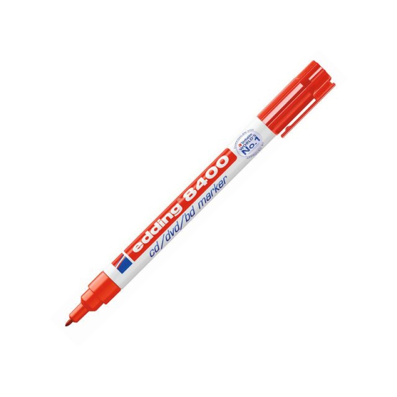 CD/DVD/BD marker edding 8400 0,5-1 rood