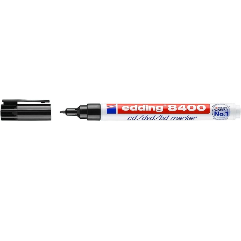 CD/DVD/BD marker edding 8400 0,5-1 zwart
