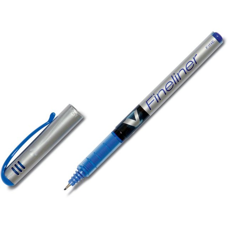 Fineliner Pilot V-4190 0,5mm blauw/ds 12