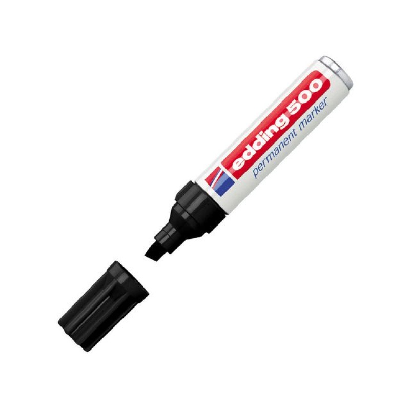 Permanent marker edding 500 2-7mm zw/d10