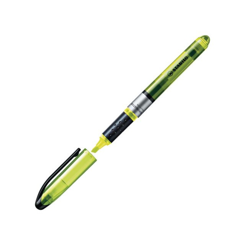 Tekstmarker Stabilo Navigator geel/ds 10