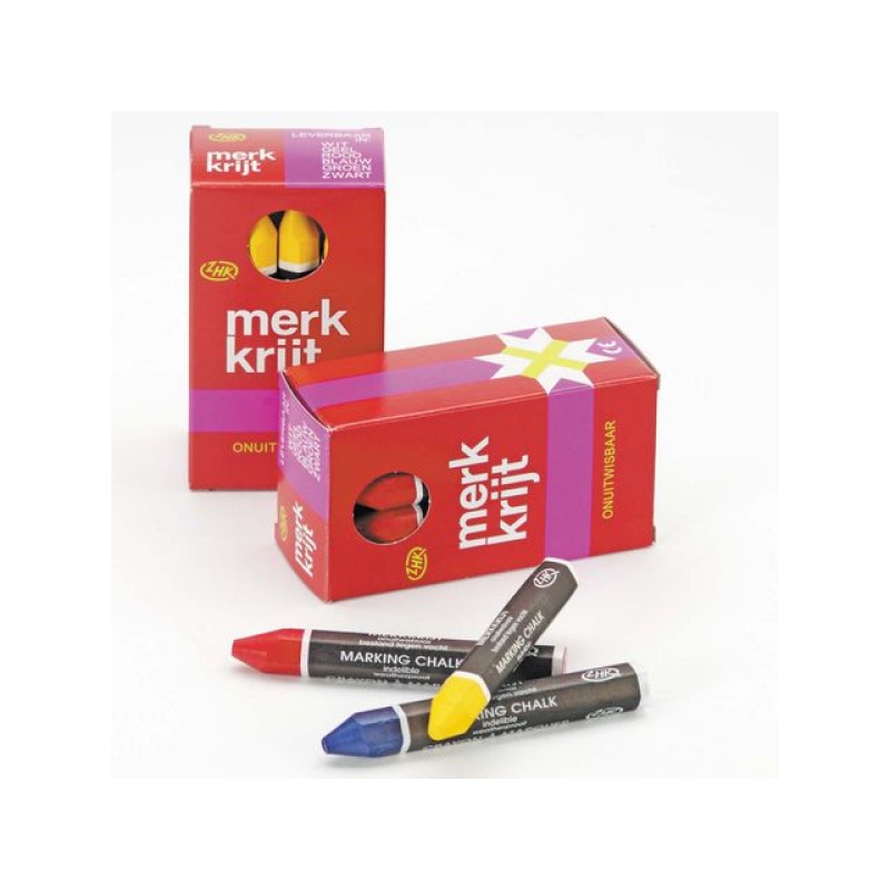 Merkkrijt ZHK geel/doos 12