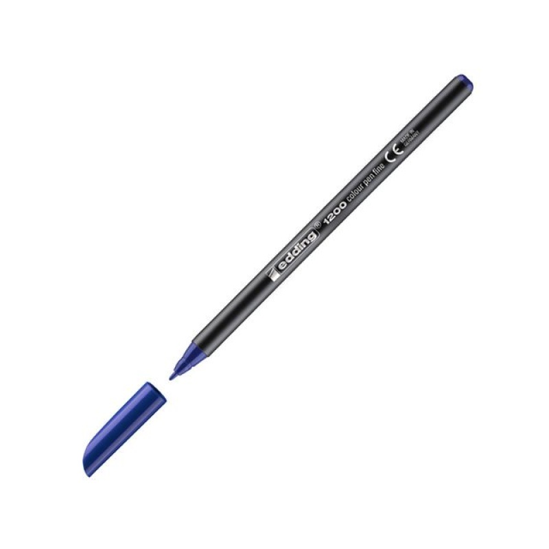 Viltstift edding 1200 0,5-1 mm blauw/d10