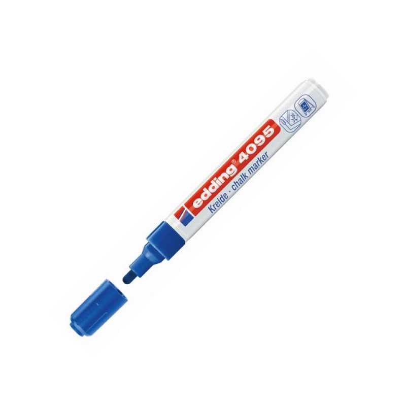 Krijtmarker edding 4095 2-3mm blauw