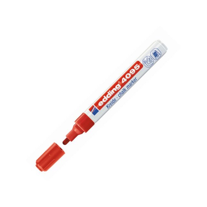 Krijtmarker edding 4095 2-3mm rood