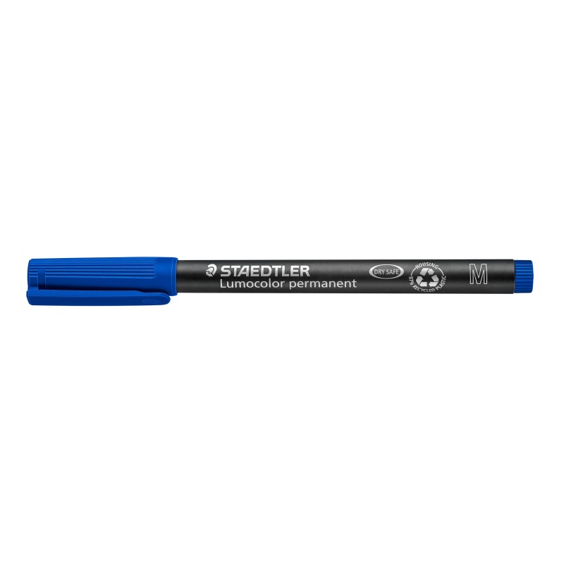 OHP/CD/DVDmarker Lc317 M blauw/doos 10