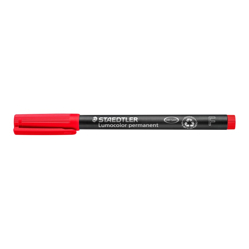 OHP/CD/DVDmarker Lc318 F rood/doos 10
