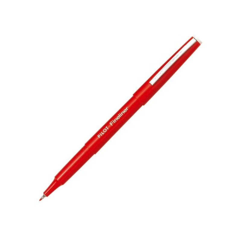 Fineliner Pilot 0,4 mm rood/doos 12