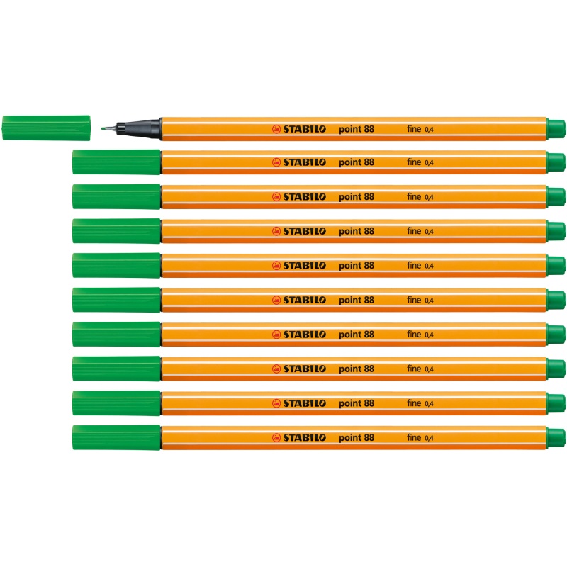 Fineliner Stabilo point 88 0,4 gr/ds 10