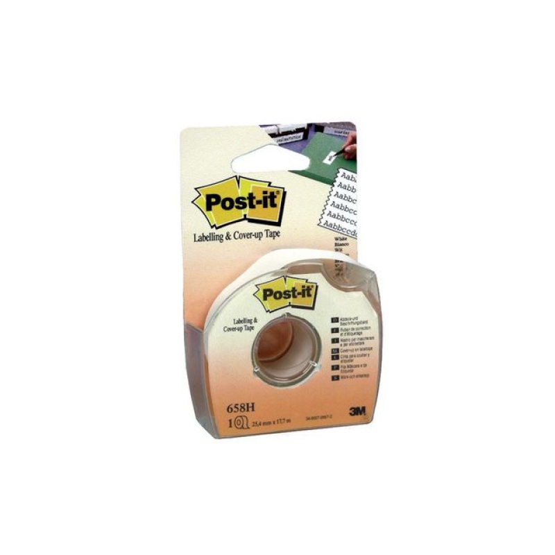 Correctietape Post-it 25,2mm 6rgl + disp