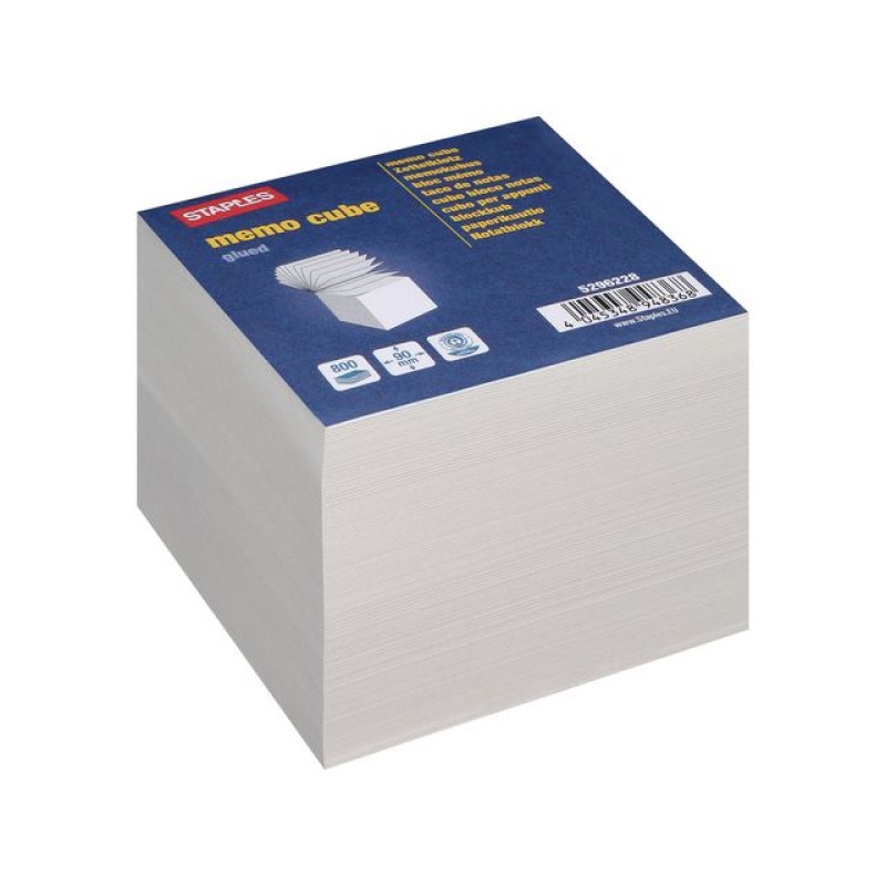 Notitieblok SPLS kubus 90x90mm 800 vel