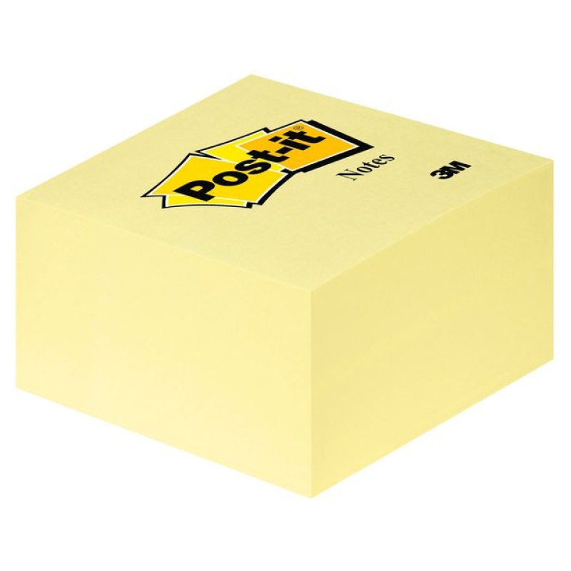 Notitieblok Post-It 76x 76mm geel/bl450v