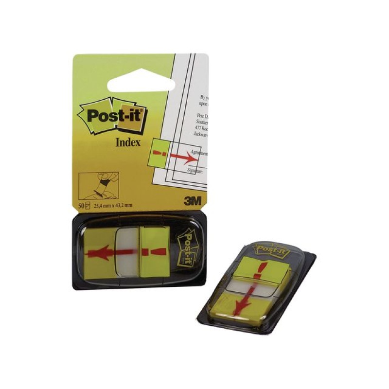 Index Post-It uitroepteken