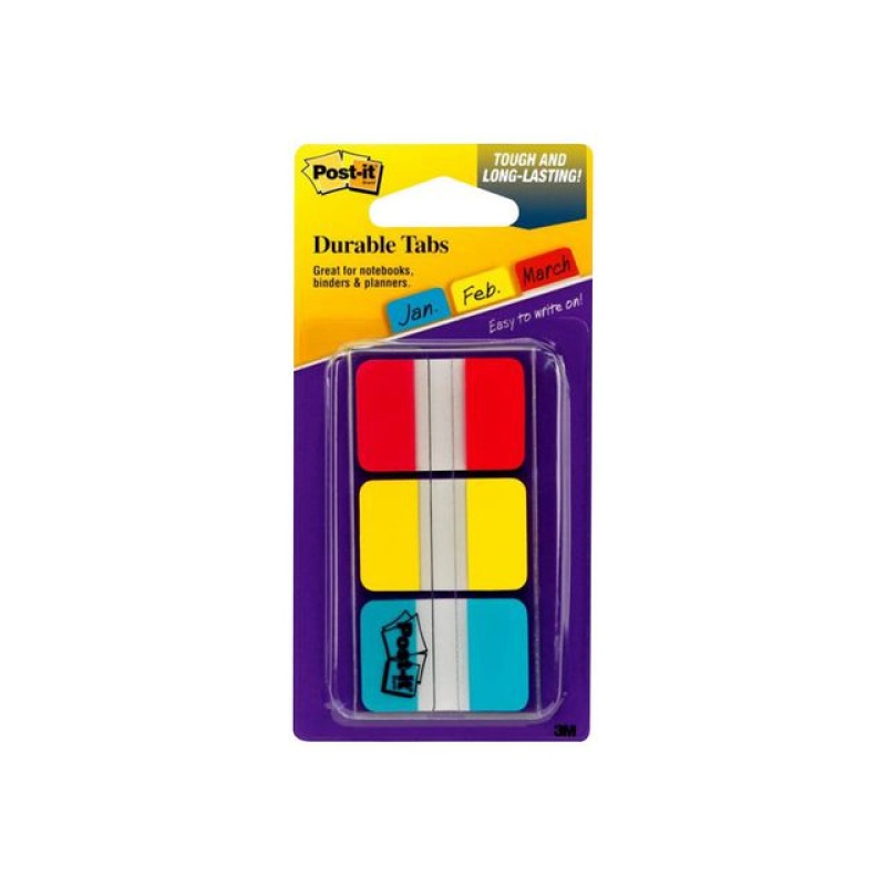 Index Post-It Strong Standaard ro/gl/bl